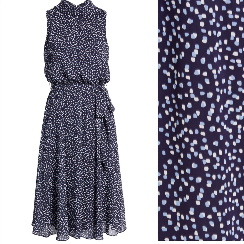 COPY - NWT Harper Rose Confetti Dot Dress Navy